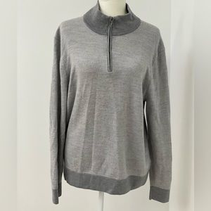 Brooks Brothers Men's‎ Merino Wool 1/4 Zip Sweater